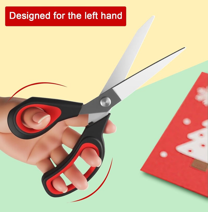 Wfijeia Fabric Scissors, All-Purpose Heavy Duty Utility Shears for Sewing &Garment Making, Stainless Steel Professional Handcrafted Scissors, All Purpose Heavy Duty, For Sewing Fabrics and Leather Garments - Image 5